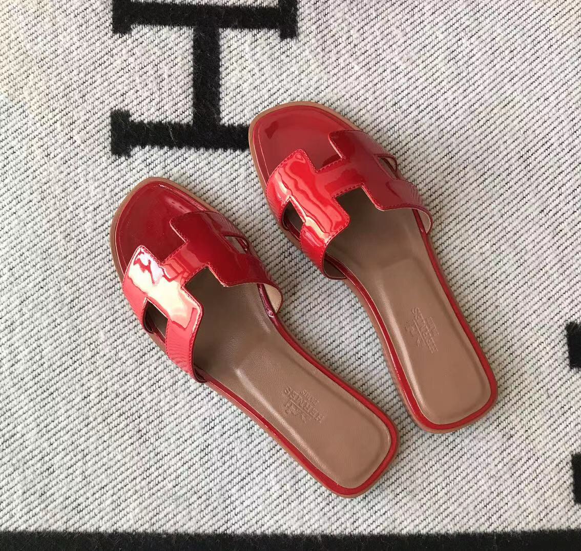 에르메스 올수공 오란 슬리퍼 샌들 페이던트 19